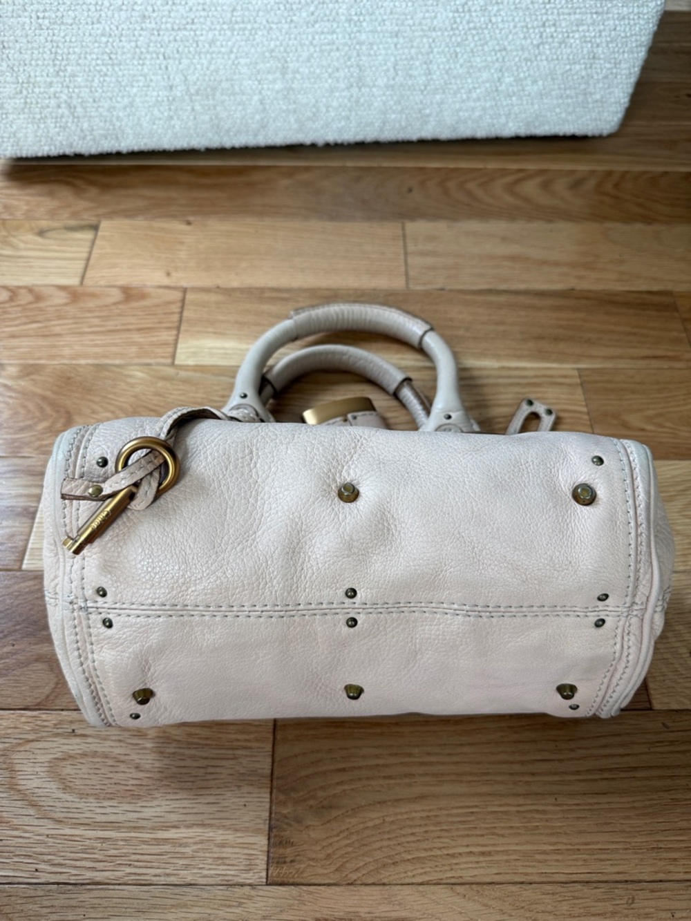 Vintage Chloe Light Pink Mini Leather Paddington - Picture 9 of 14